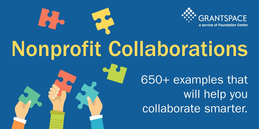 CandidDotOrg's tweet photo. NPOs unite! Develop smarter partnerships w/ Collaboration Hub. https://t.co/wyQtOAuJsj #CollHub https://t.co/9jOohnHZ3y