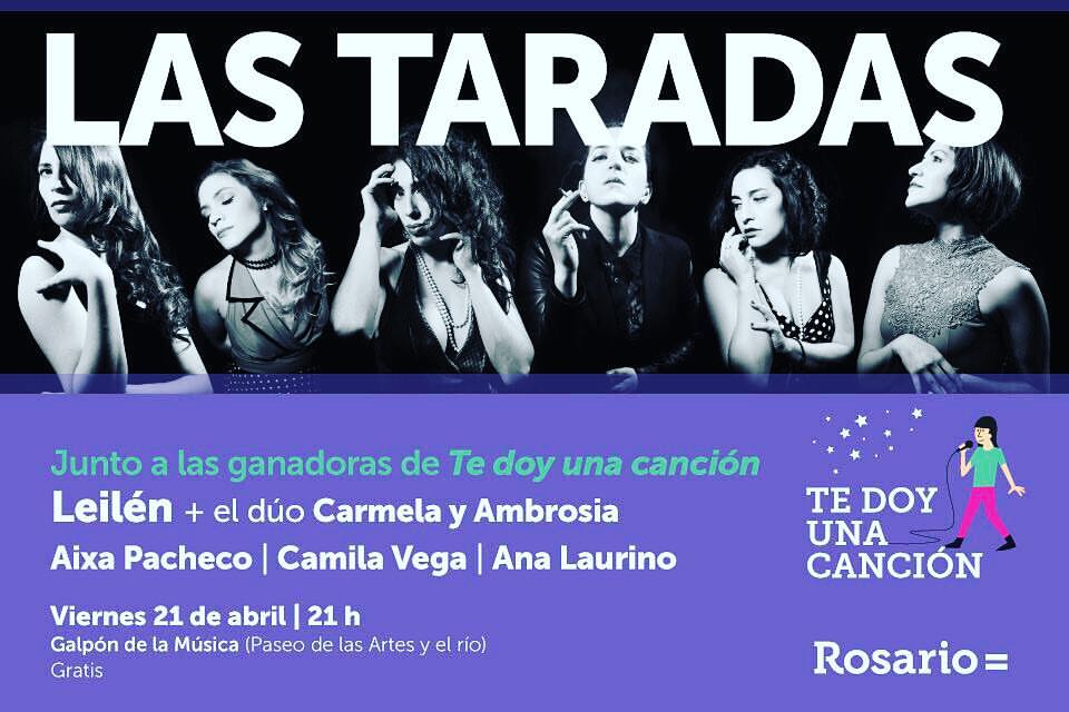 Espacio75's tweet photo. Llegan @LasTaradasMusic  al Galpón de la Música, acompañadas por las ganadoras  del concurso "Te doy una canción". #Espacio75 #Rosario https://t.co/CUfgsOGknc