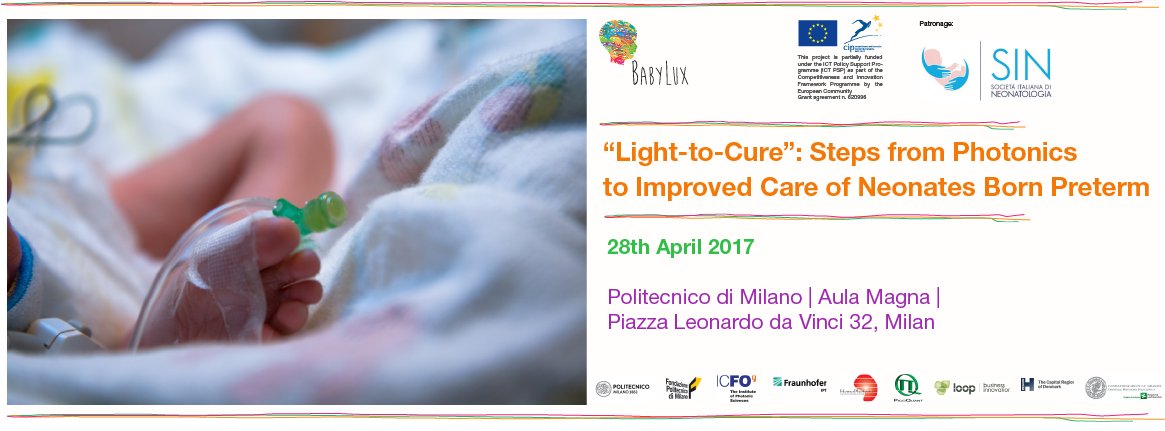 FondaPoliMi's tweet photo. Join the final event of #BabyLuxproject.You still have a few days to sign up! #pretermbabies 28th April @polimi Info https://t.co/FieA5mDzke https://t.co/wutaUMabNE