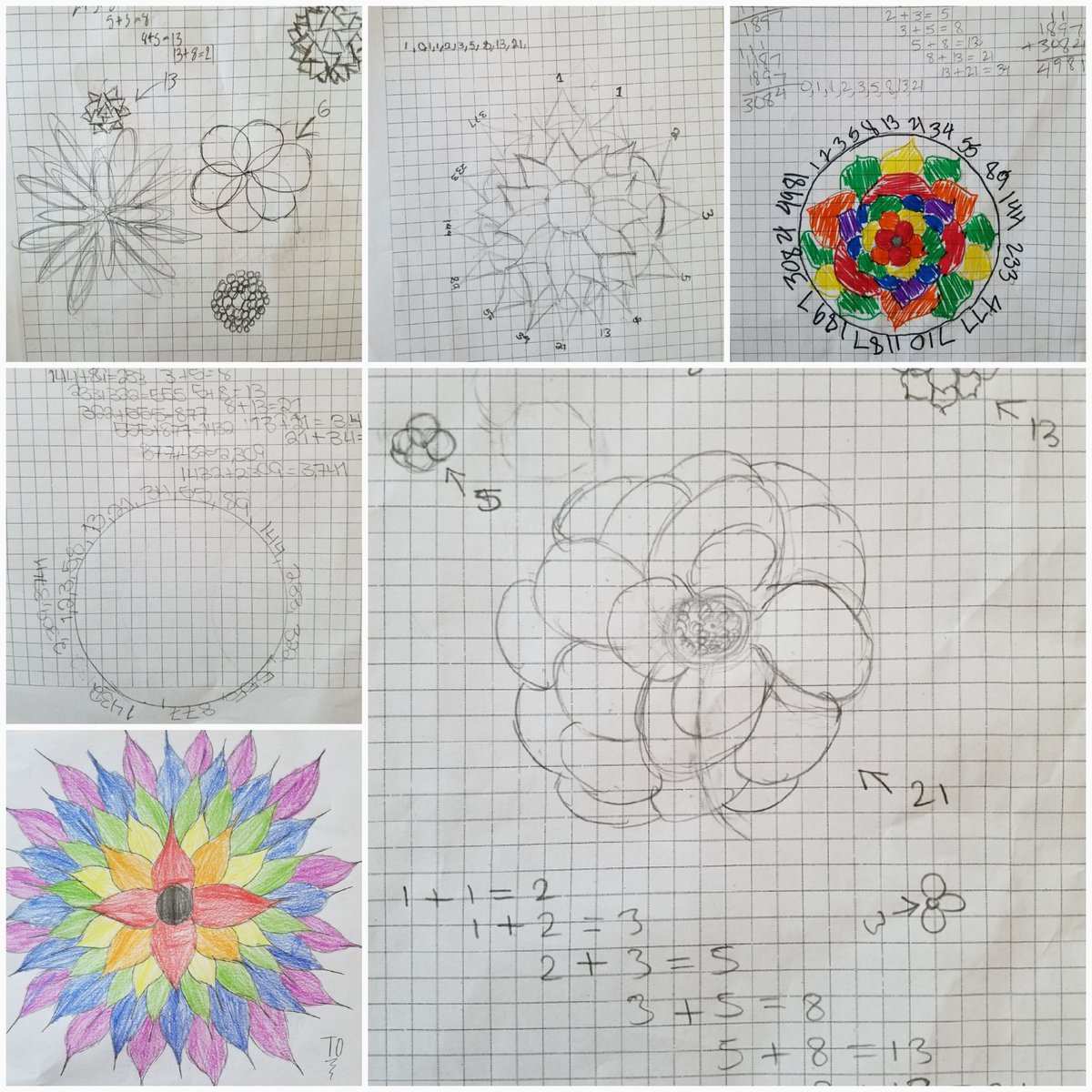 DemetriaRWilso1's tweet image. RMS scholars take the Fibonacci Sequence to the next level!
#mathematicalpatterns
💚🖤💚🖤💚🖤💚
@RMS_Wildcats