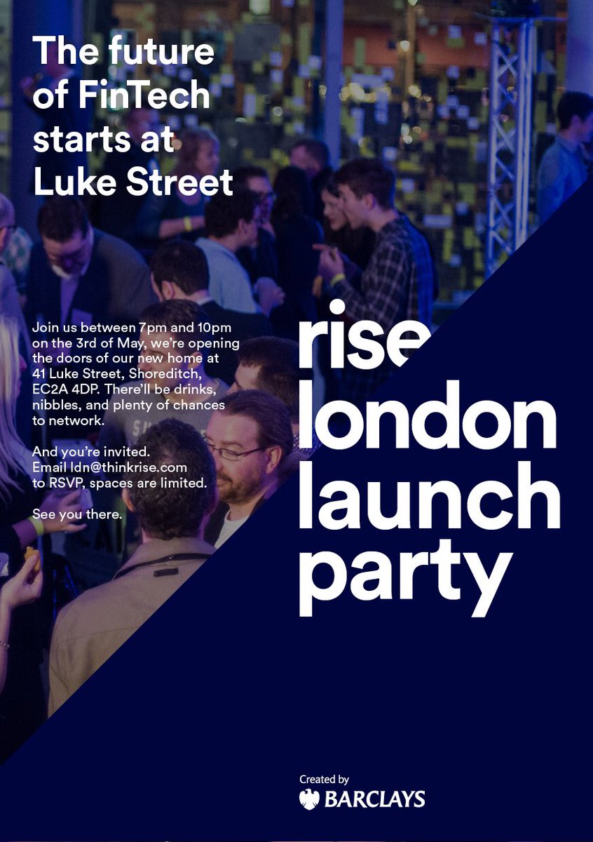 Humaniq's tweet photo. Humaniq joins @ThinkRiseLDN.  #fintech and #blockchain incubator, accelerator, and collaborator.  https://t.co/SDByXtWtXO https://t.co/39gkJMpXlE