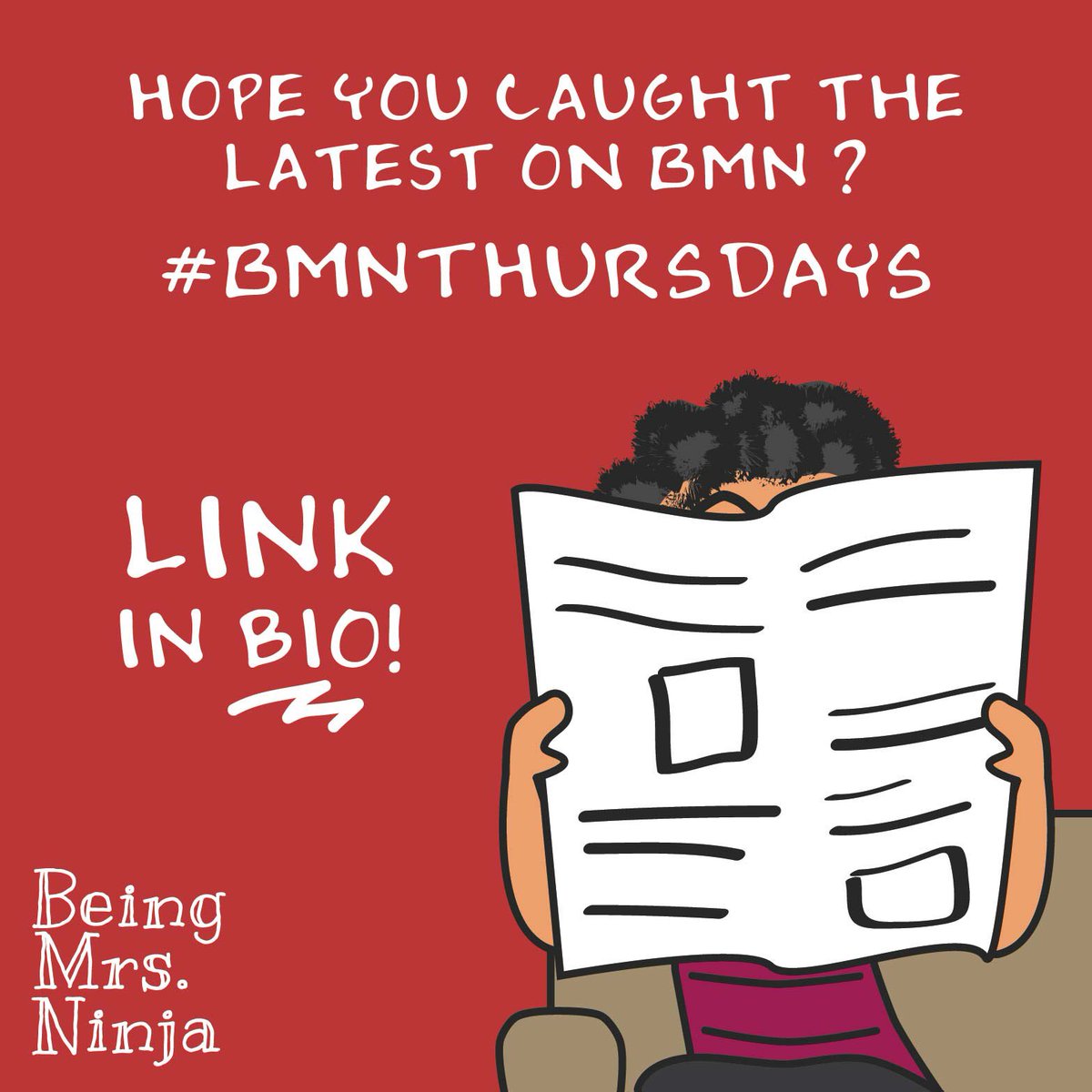 BeingMrsNinja's tweet photo. It's #BMNThursday ! Don't forget to drop by the page and have a read! #BeingMrsNinja #bmn_again https://t.co/r4NsX3GPgG