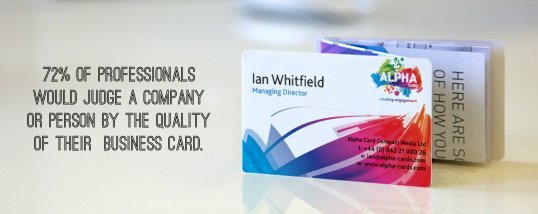 AlphaCard_'s tweet photo. 72% of professionals would judge a company or person by the quality of their business card. Why not settle for the best? #CreateEngagement https://t.co/jPXRh9MYbg