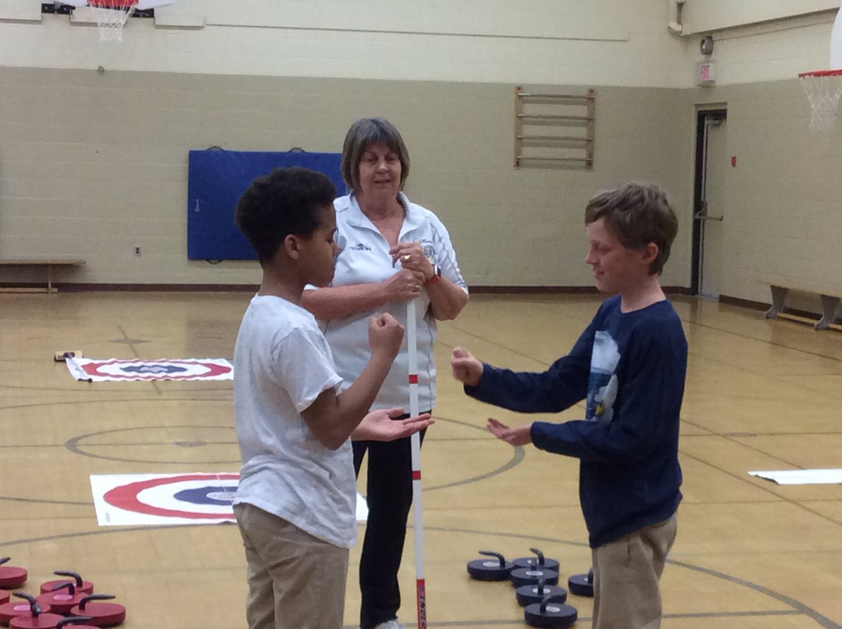 MrsDayGr_5STTM's tweet photo. Having a blast learning to curl! Thanks @rocksandrings @alcdsb_sttm #curling https://t.co/FUaCD8YKnS