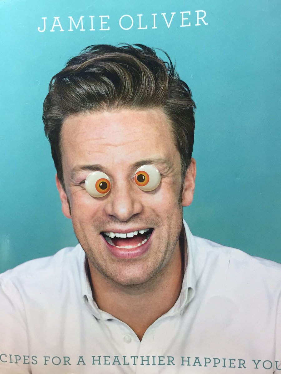 TorrillaF's tweet photo. @jamieoliver #Cooking and  #GooglyEyes eyes, 2 of my favorite things. https://t.co/I8H1ojQXMF