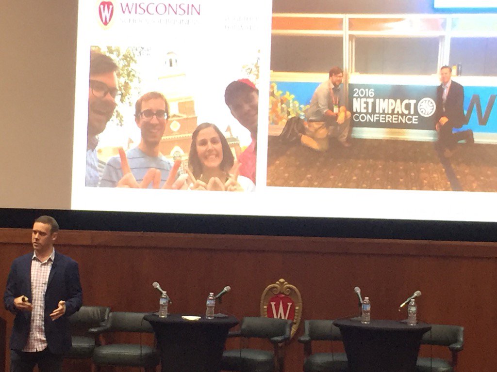 HollyButka's tweet photo. Excited to discuss #sustainable #food production. #NetImpactLocal @MonsantoCo https://t.co/Xs2rq6WTvu