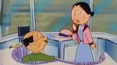 サザエさん(2003/11) 35周年スペシャル「磯野家北へ飛ぶ」 寝台特急