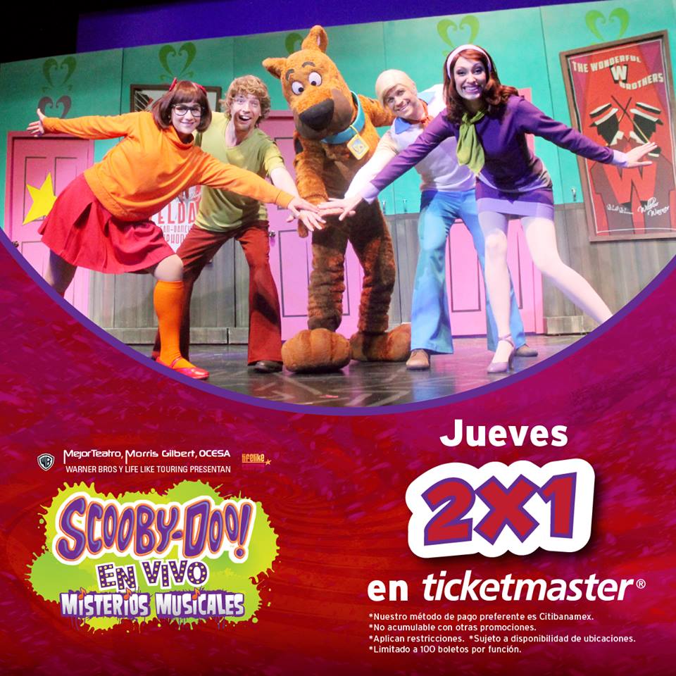 ¡Últimas semanas para resolver el misterio! Compra tus boletos al 2x1 aquí: goo.gl/KVjYng *Consulta bases en la imagen 🐾🎟.