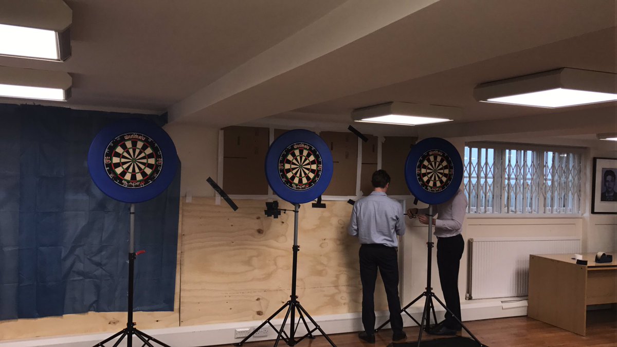 DariusMcDermott's tweet photo. Final preparations for #dartathon @CascaidCharity 
Feel free to donate at 

https://t.co/w1hEMqi3ZO https://t.co/0lFbEbW97E