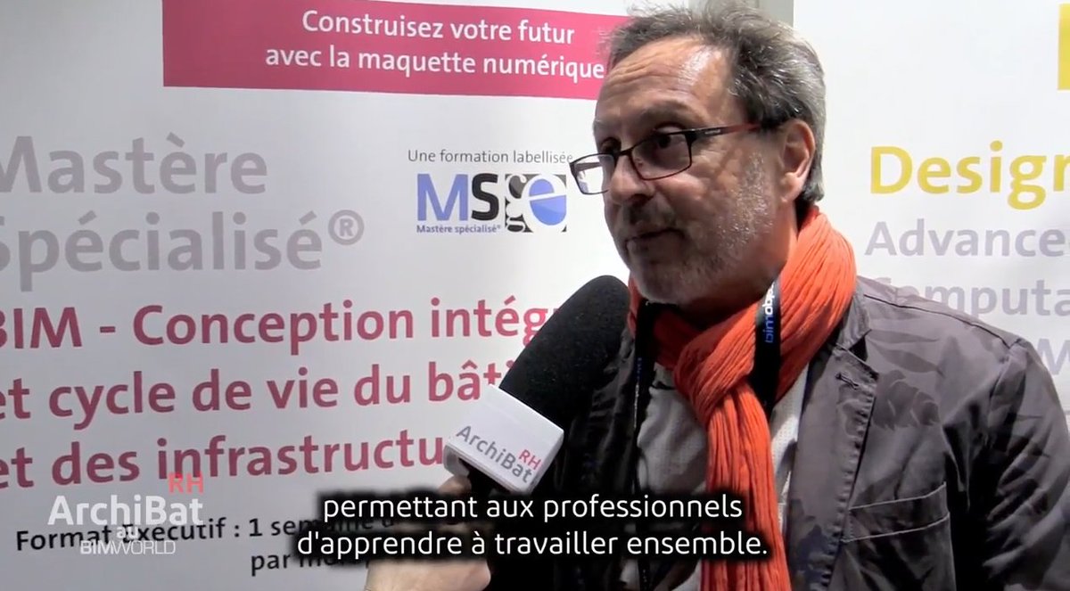 EcoledesPontsMS's tweet photo. 📽️ A l'occasion du Bim World @ArchiBatRH a interviewé Olivier CELNIK Directeur du MS #BIM. Découvrez l'interview https://t.co/d0o1GaP5vy https://t.co/oZbRV5wcAx