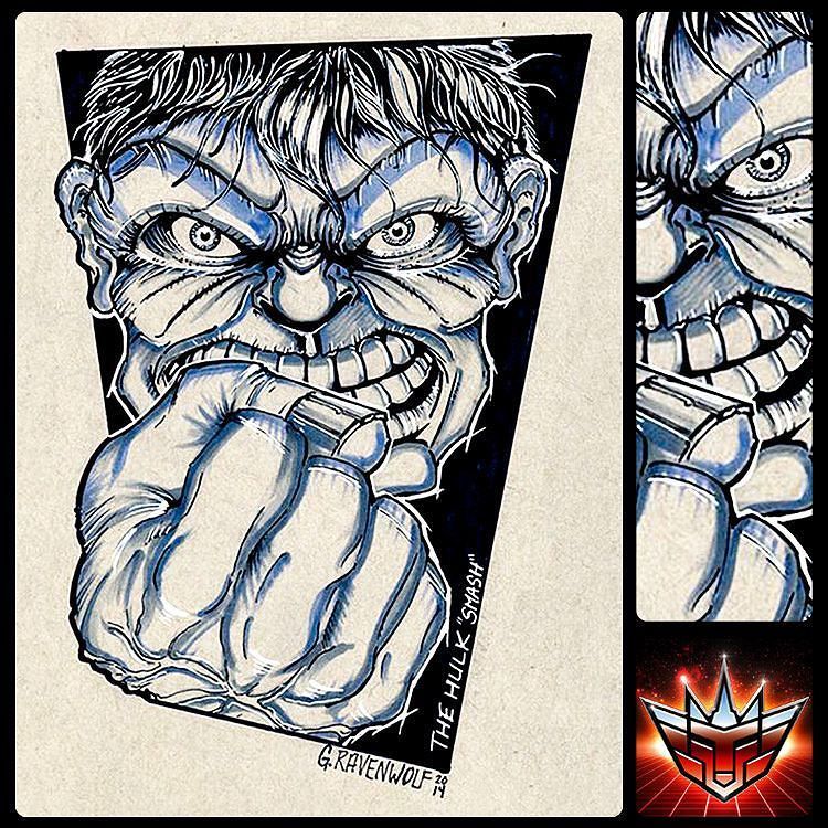 TheGravenOne's tweet photo. HULK... Another fun drawing for some family.. #hulk #incrediblehulk #incredible #hulksmash #smash #agentsofsmash #… https://t.co/L71tp6tP4e https://t.co/ztMmdiGm07