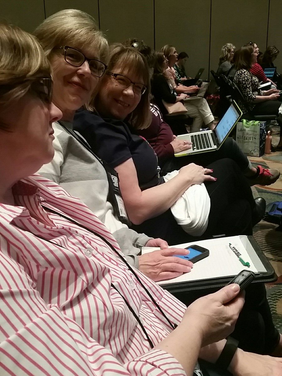 koduntz's tweet photo. #NETA2017 my coworkers are so techy! https://t.co/28ZoHi0oGa