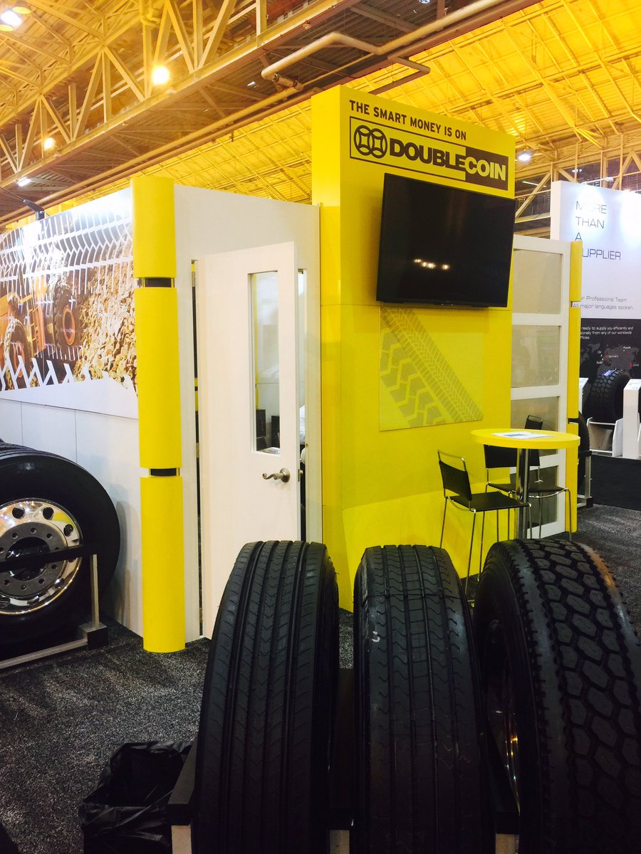 USATireExpo's tweet photo. @DoubleCoinTires is extending the warranty on radial truck tires to seven years and three on retreads #news announced at #usatireexpo https://t.co/wQNDgeTzbF