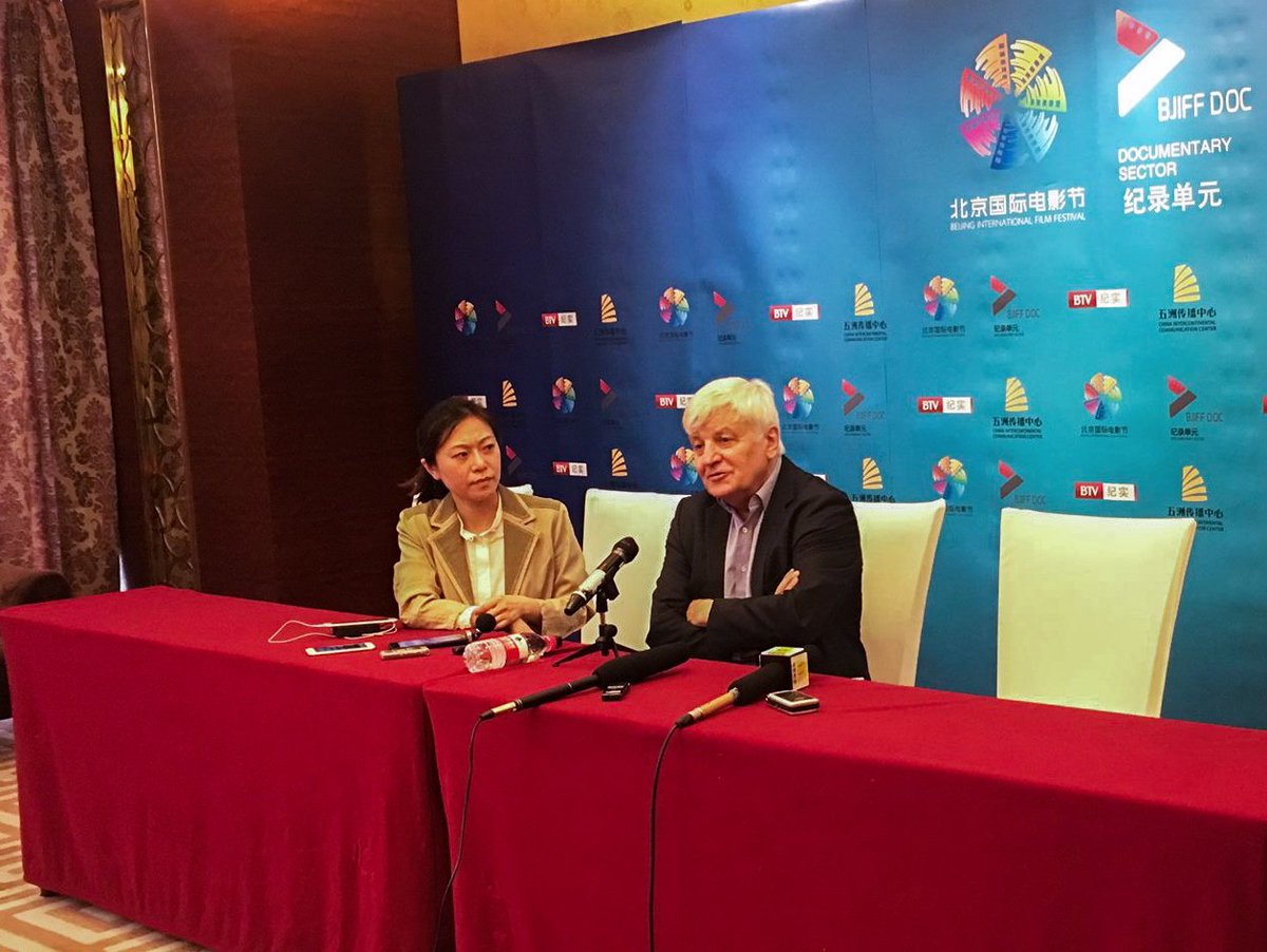 Jacques Perrin préside cette semaine la section documentaire du Festival du Film International de Pékin dont #LesSaisons a fait l'ouverture