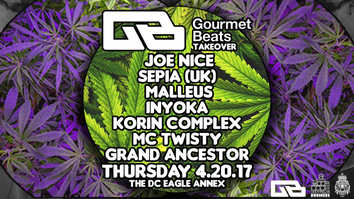 #DC is double covered! <a href="/yolamonster/">Yola</a> dropping 4/20 vibrations <a href="/FlashClubDC/">#FlashLifeDC</a> for <a href="/CadenceDNB/">Cadence DC</a> x Full System pulsing for <a href="/GourmetBeats/">GourmetBeats</a>. #MADDD