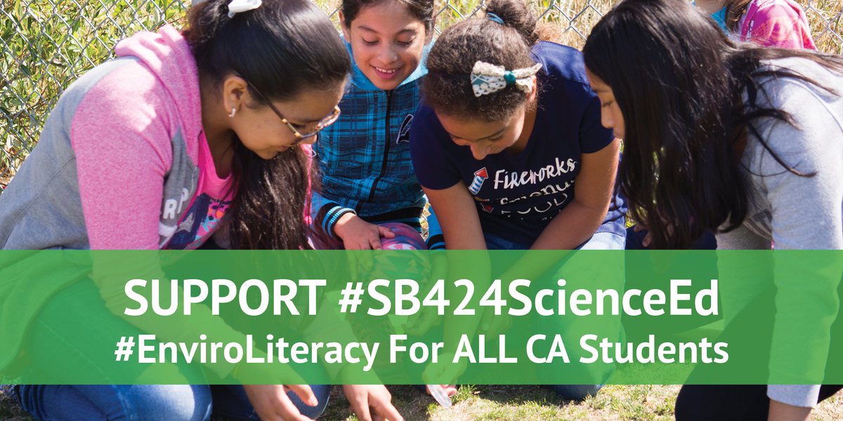 TenStrands's tweet image. #SB424 passed Senate Ed Committee. TY @BenAllenCA for championing @EnviroLiteracy for ALL CA students. Sign petition bit.ly/2nPywht