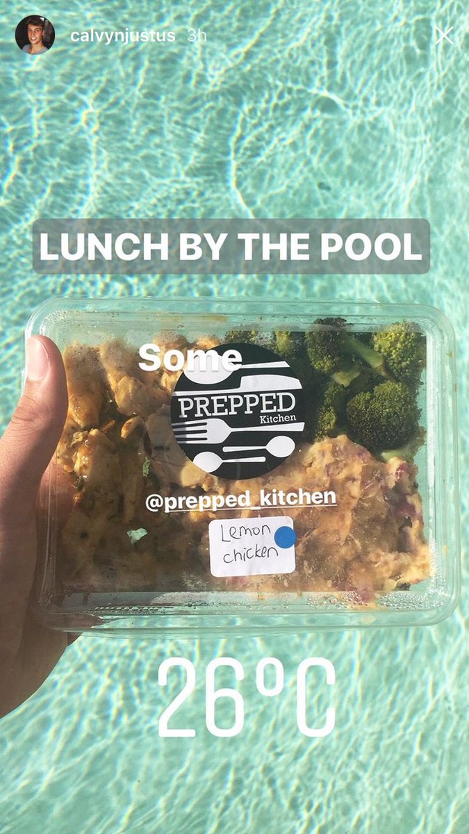 PreppedKitchen's tweet image. Our new brand ambassador @CalvynJustus enjoying his Prepped lunch 🍴 @FoodBlogDBN #prepped_kitchen #fitfood #olympicathlete