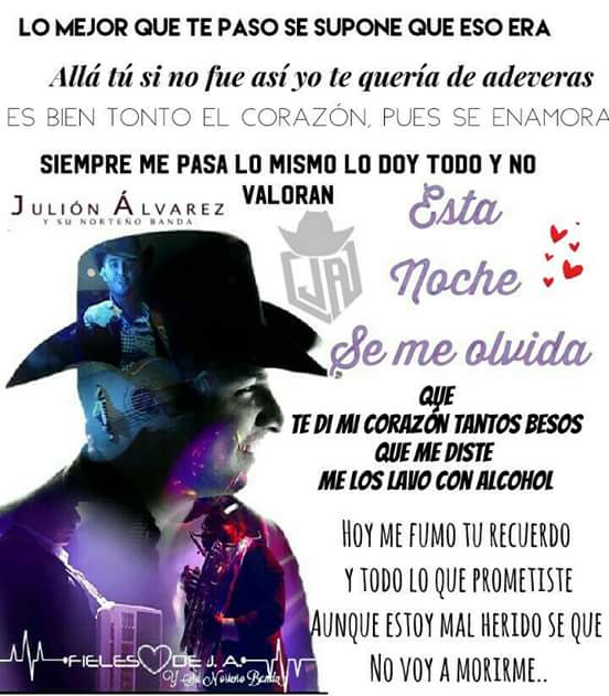 FielesJA's tweet photo. #FelizJueves #Soliciten y #Escuchen 🙌🎶📻 lo más nuevo de
Julion Alvarez #Ysnb ❤
#EstaNocheSeMeOlvida !! 👏👌🎶
#FielesJulioFansDeCorazón ☺ https://t.co/6oBcKSzRlP