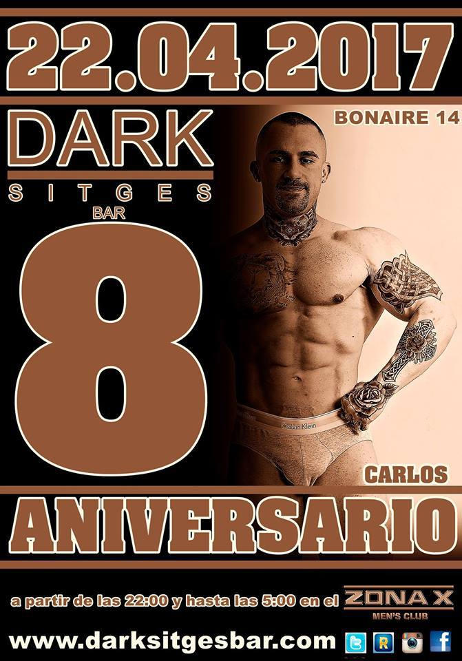 8º Aniversario de Dark Sitges Bar darksitgesbar.com/gay-bar-sitges…