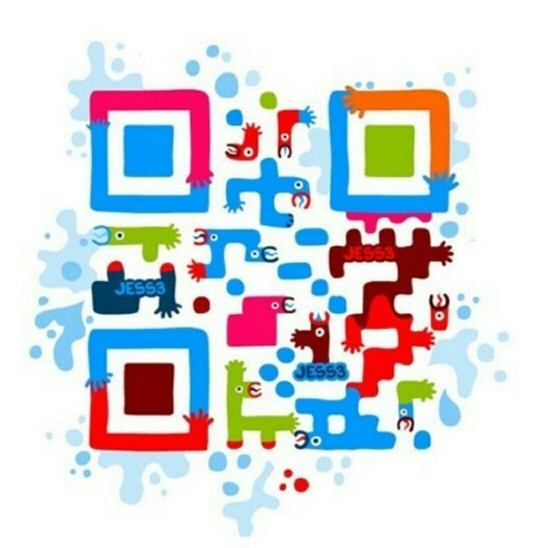 Цветные QR коды