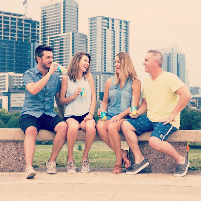 Proof! #Drinking ESLENA makes life more #funny 😂💦🍋 #lemonwater #ginger #minerals #organic #friends #texas #local