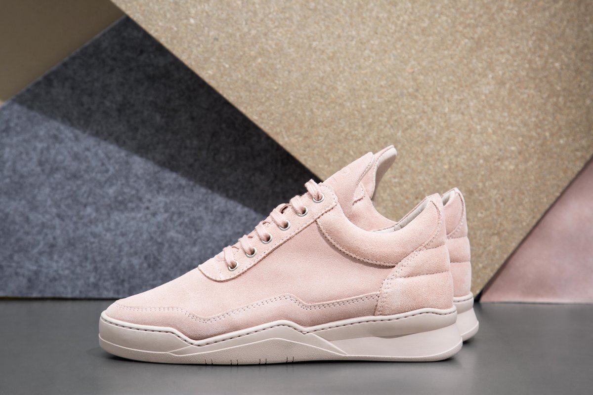 filling pieces low top ghost suede