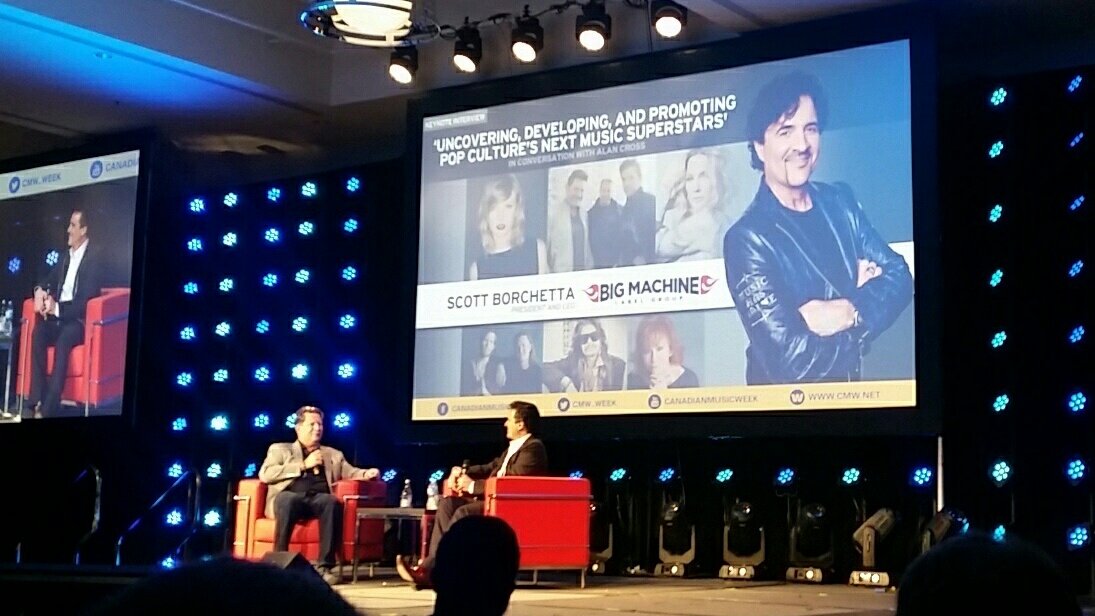 Learning some music biz from the legend <a href="/scottborchetta/">Scott Borchetta</a> at <a href="/CMW_Week/">1</a>! Follow us for more live events - #CMW2017