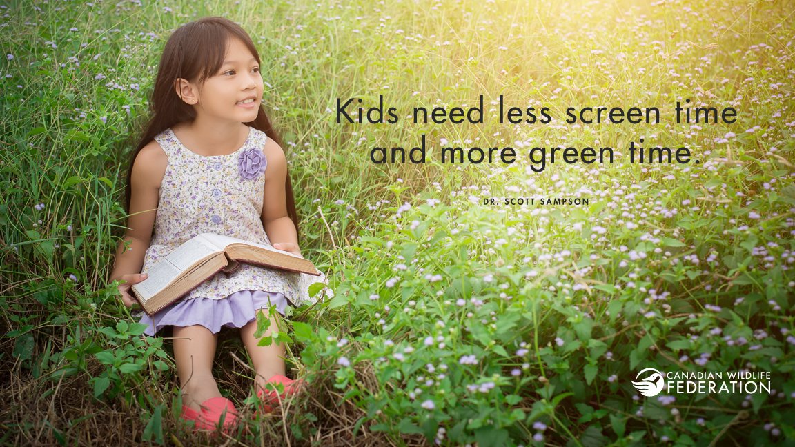 CWF_FCF's tweet photo. The average kid spends 7-10 hours a day staring at a screen &amp; only 7 minutes outside. — @DrScottSampson https://t.co/OrOC4ebwpc #CNC2017 https://t.co/bWHDAhRBu1