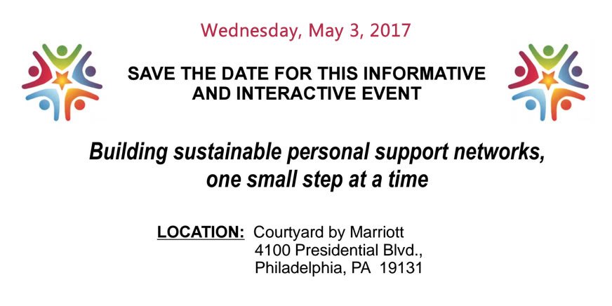 Registration Open: Building Sustainable Personal Support Networks, One Small Step at a Time, with David Wetherow buff.ly/2oZIK22