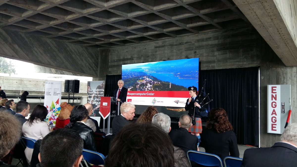 RolaDagher's tweet photo. Celebrating the grand opening of #SFU #computecanada leading the development of advanced research computing with #DELLEMC #HPC https://t.co/LyBS7WLoXW