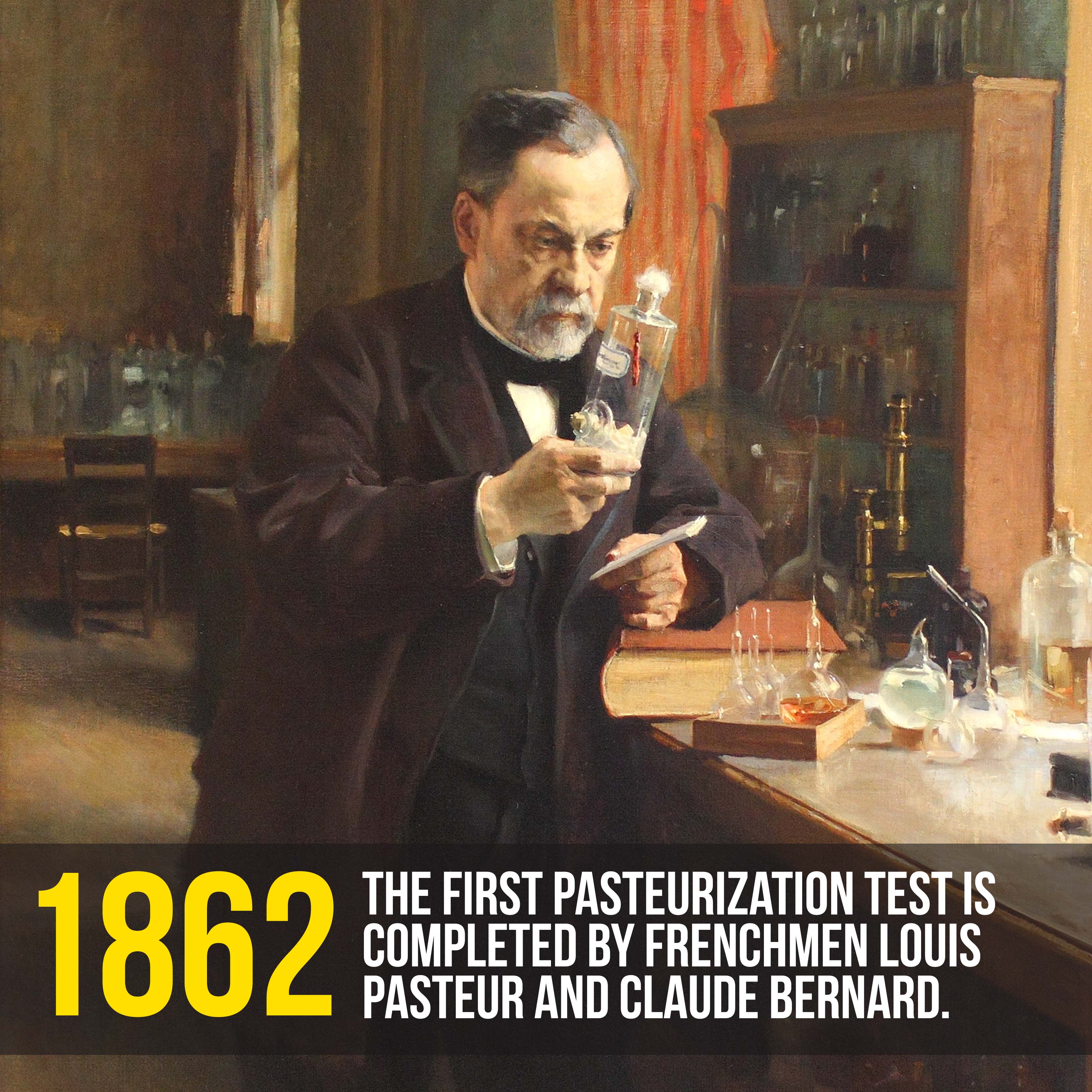 French Embassy U.S. on Twitter: "#OnThisDay in 1862 French scientists #LouisPasteur & #ClaudeBernard perfected the process of #pasteurization, revolutionizing food safety https://t.co/gYfeVAuVvr" / Twitter