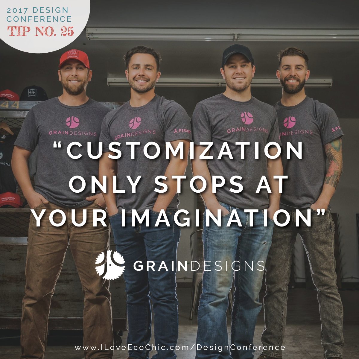 iloveecochic's tweet photo. Get ready- this weekend we are all about using our imaginations and exceeding expectations. Right @graindesignsfar? #2days #EcoChicDesignCon https://t.co/LHQ3GCMTXi