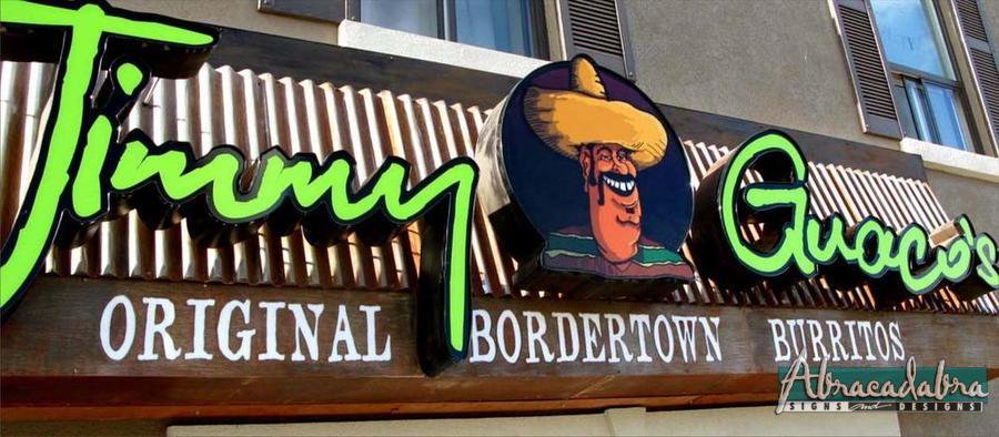 abrasigndesign's tweet photo. #TBT @jimmyguacos Handcrafted signage just like their BURRITOS #mexican #salsa #abrasigns#tbt https://t.co/UacxzxN9mH
