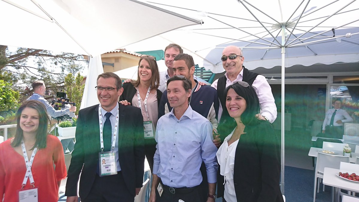 isabelle_vernet's tweet photo. #TheAdeccoGroup #ZonePaca avec ses clients au Rolex Masters Monte Carlo. @gdesaignes@olivreydellet @PhilippePeillon@lilypadovani https://t.co/R5wcOf5isw
