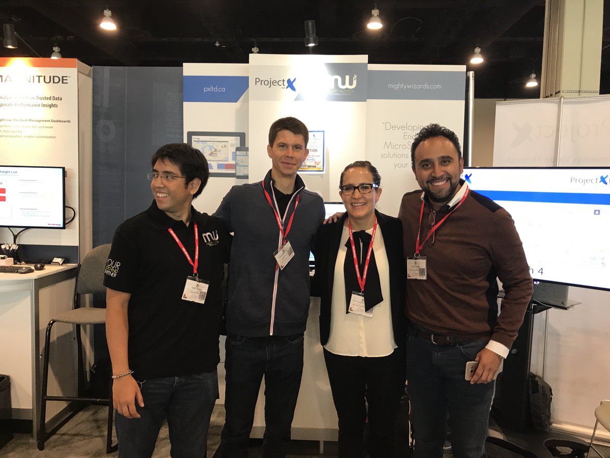 ProjectXLabs's tweet photo. Hanging with @J_Raul and the #mightywizard team at #mstrworld https://t.co/JPXiQSsOmn