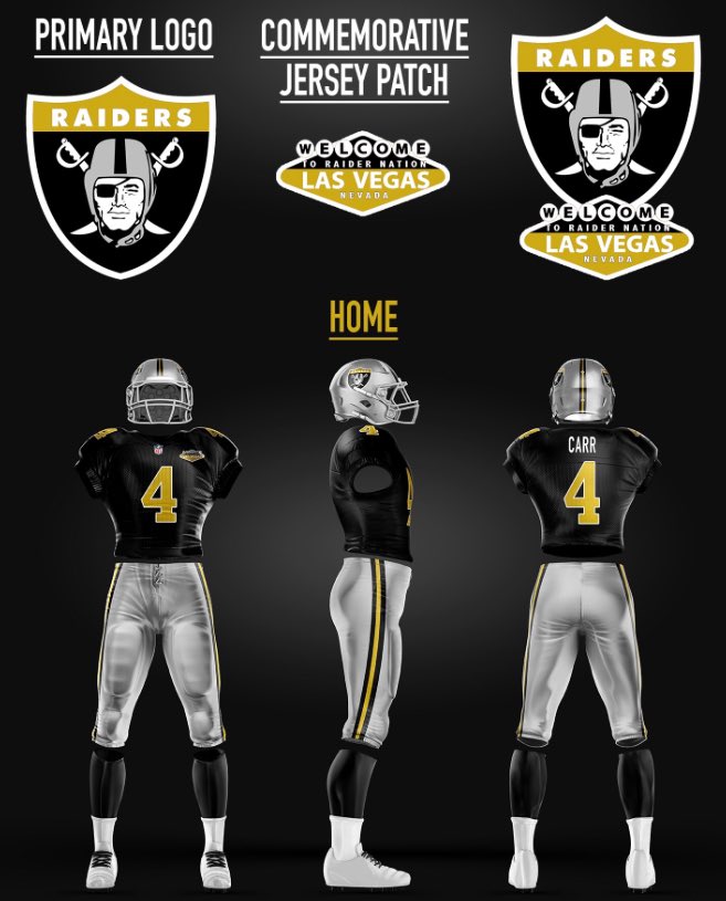 raiders new vegas uniforms