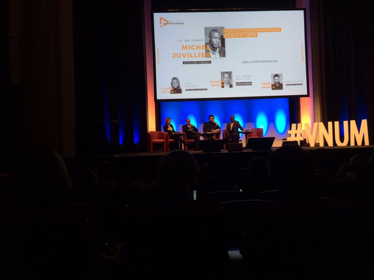 cutzvideo's tweet image. Vidéo et programmatique : enjeux et défis #VNUM2017 #vnum