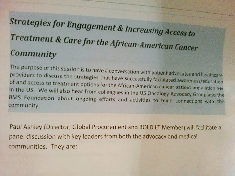 FLHCF_MS's tweet photo. Panel discussion on Strategies for Engagement &amp; Increasing Access to Treatment &amp; Care for the African- American #Cancer Community. #FLHCF https://t.co/5LqhS2c58B