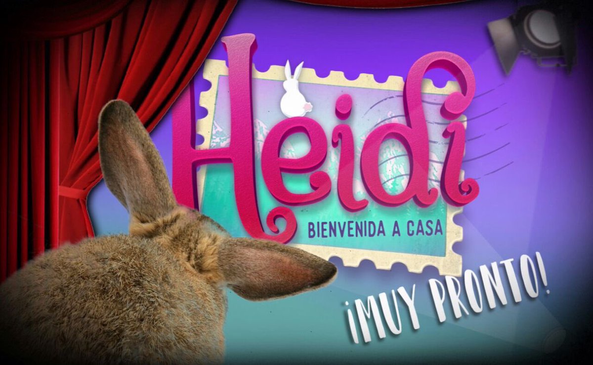 Todos súper atentos que muy muy pronto llega #HeidiBienvenidaACasa al Teatro!! 😱💛🐰🚀 #HeidiBienvebidaAlTeatro