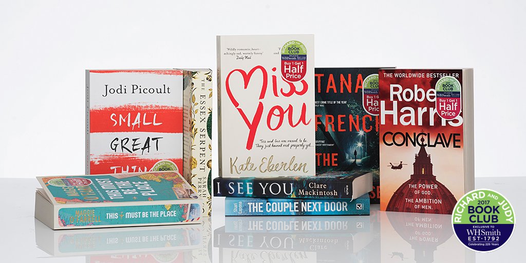 vali_press's tweet photo. Here's the new Richard &amp; Judy Book Club line up! Looks really cool #WHSRJ https://t.co/1LrsnRXsbT  https://t.co/Su1SosMhkC https://t.co/cd0aHXtEdr