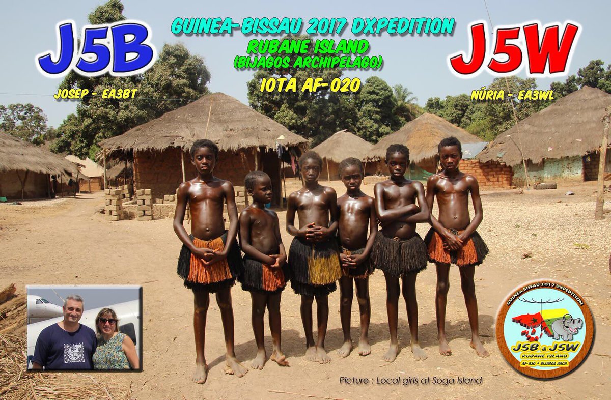 ea3bt's tweet photo. PRIMICIA !!! Diseño de la nueva QSL de nuestra última DXpedicion #J5B &amp; J5W https://t.co/UTqlwODrjV