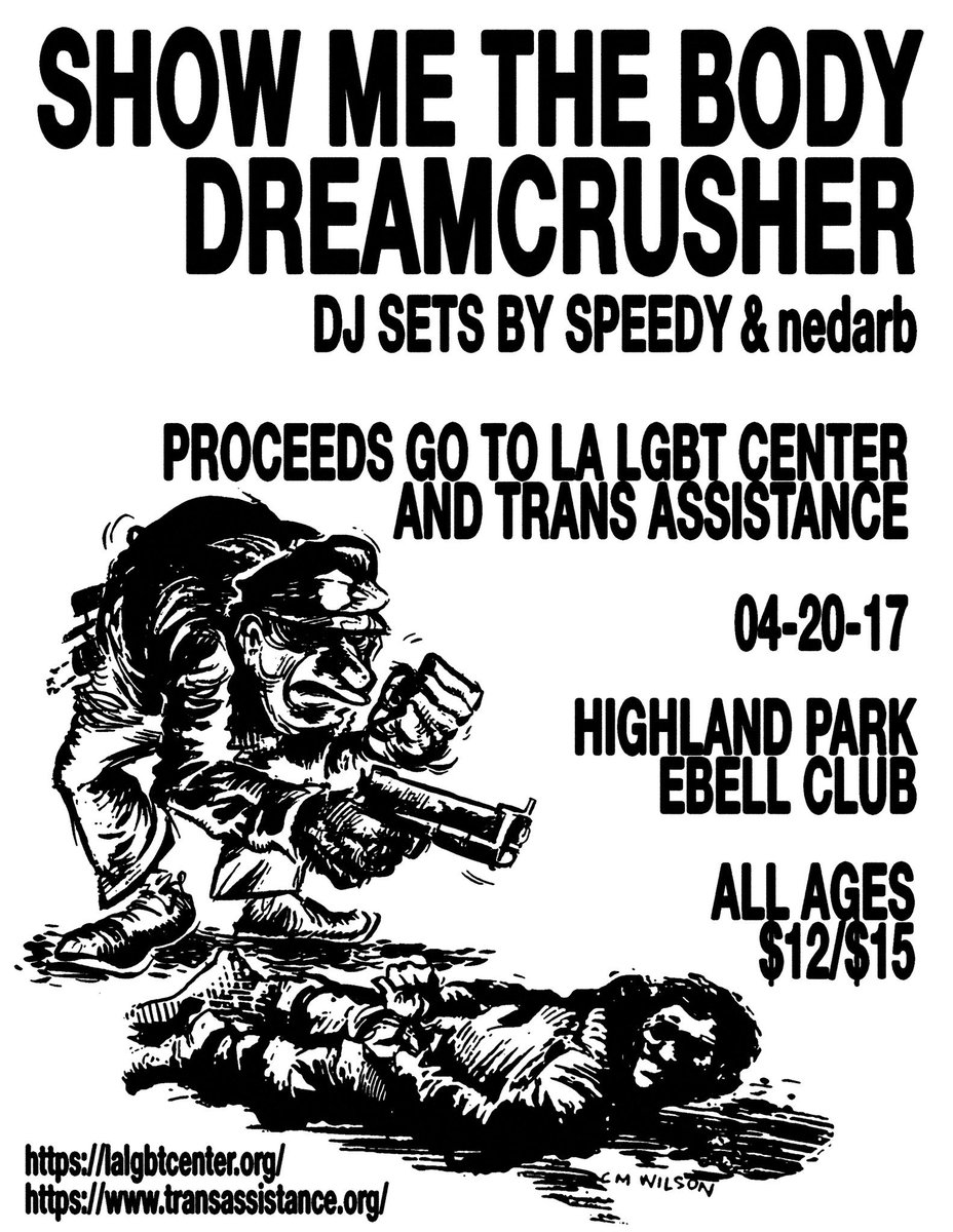 NTSlive's tweet photo. TONIGHT: @SHOW_METHE_BODY &amp; @drmcrshr benefit show - all proceeds go to LA LGBT Centre &amp; Trans Assistance
-
come thru, bring yr whole crew https://t.co/nnyLJobTZR