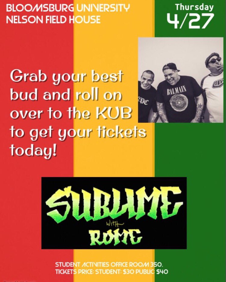 BloomU Concert Comm. on Twitter "HAPPY HOLIDAYS BU ️A SublimeWithRome