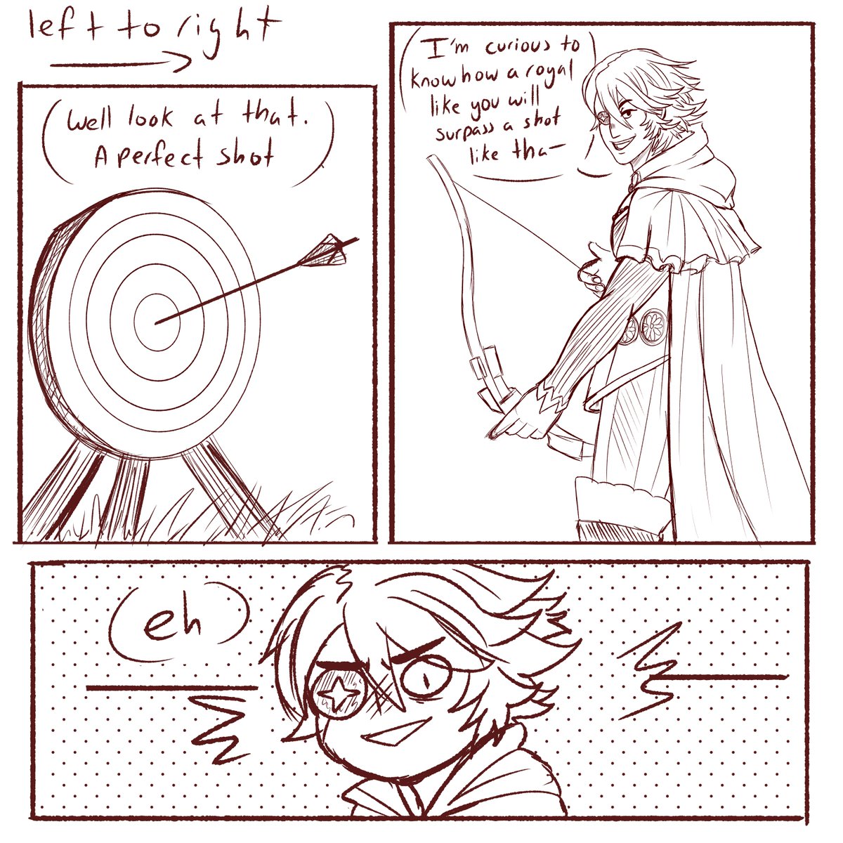 Did a lil comic a while back based on some prompt suggestions I got for Niles and Takumi 