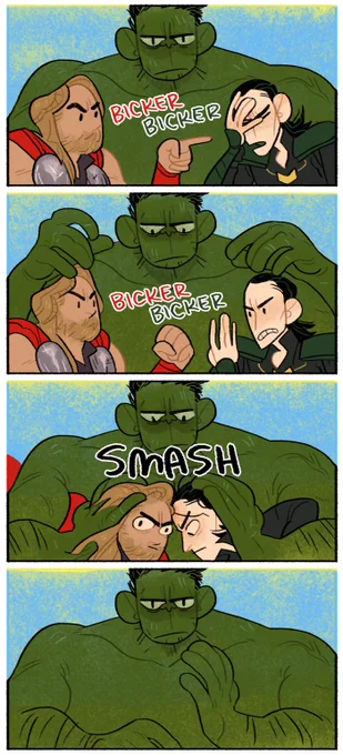 the old 'two birds with one stone' technique #ThorRagnarok 