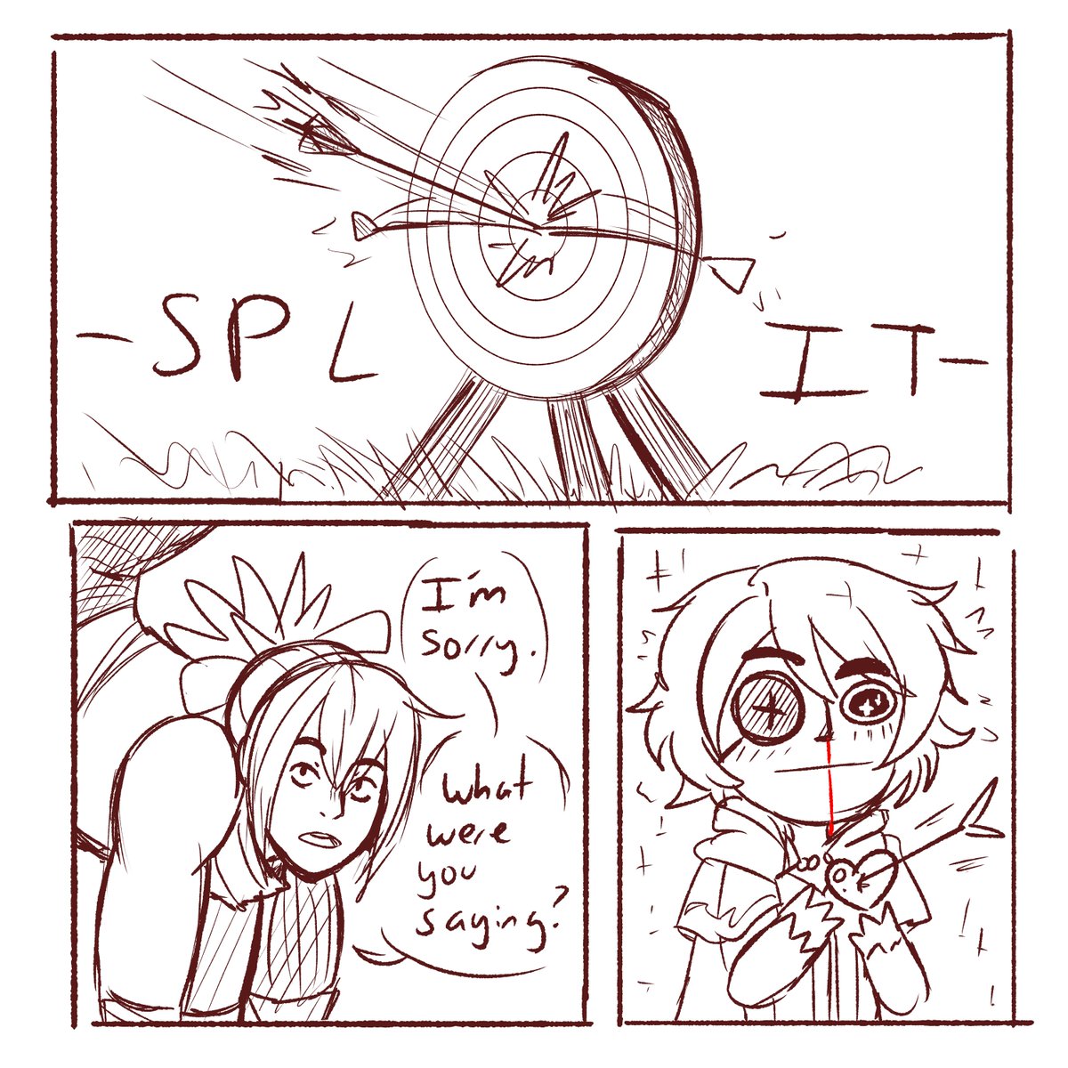 Did a lil comic a while back based on some prompt suggestions I got for Niles and Takumi 