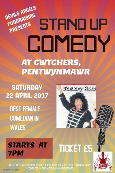 cwtchers's tweet photo. This Saturday we have a charity night for Devils Angel's Martial Arts. Please note this is an adult comedy night. 18+ only https://t.co/mlJ83mum7H