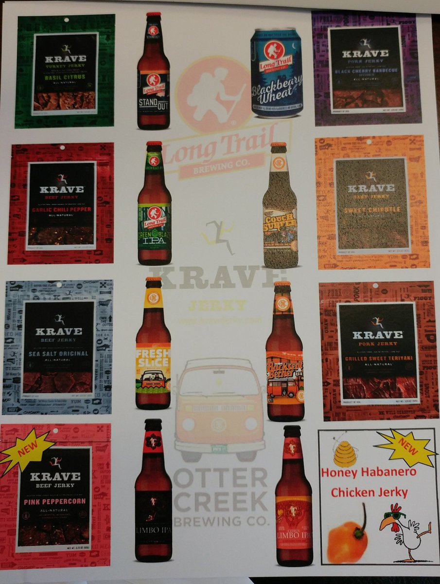 btbenz712's tweet photo. Beer and Jerky pairing at World of Beer Towson tonight! @worldofbeertowson @KraveJerky @LongTrailBeer @OtterCreekBeer https://t.co/vuABVQUq21