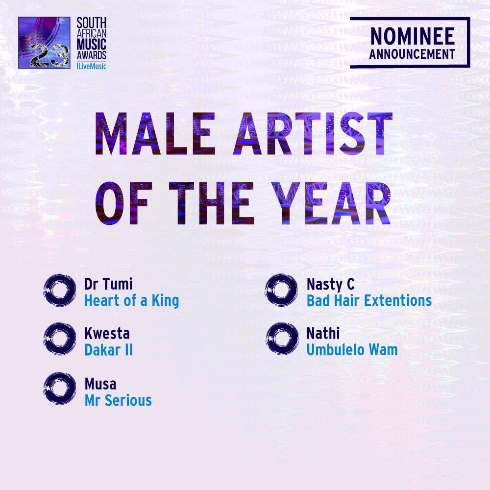 TheSAMAs's tweet photo. You have made them your #MCM for a while now!! Here are your nominees for #SAMA23 https://t.co/zjLpGmwzcZ