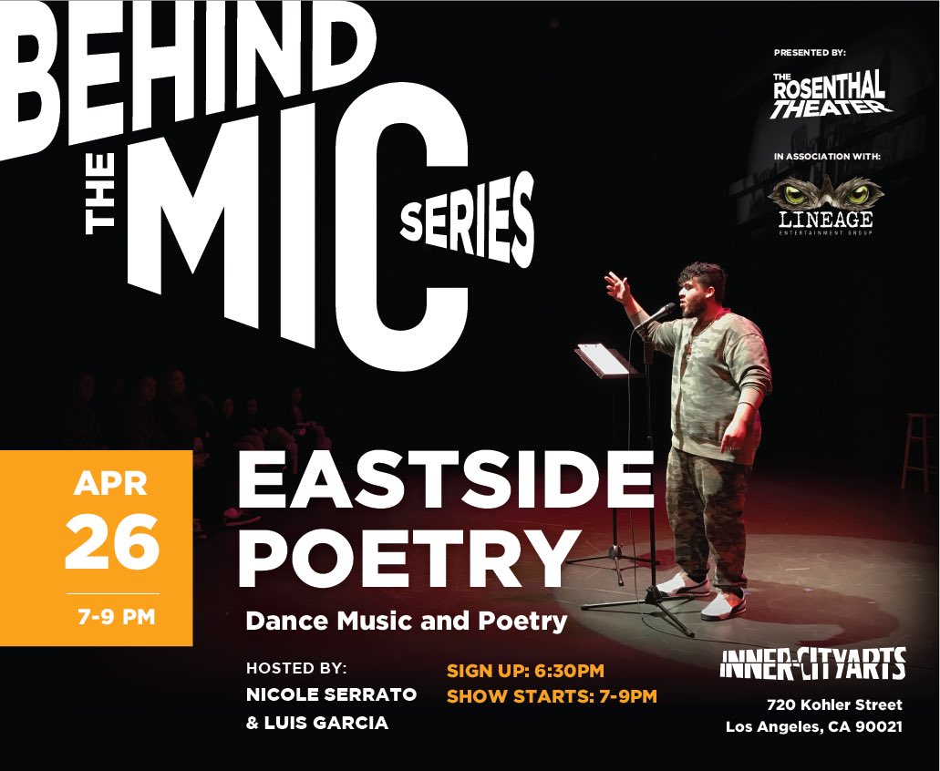 LineageEntGroup's tweet photo. NEXT WED - April 26th - Our #OpenMic Night is back for another night of Poetry, Music, Comedy and Dance! ✨🎤✨ Check our Instagram for Rules https://t.co/pJjYSCFYql